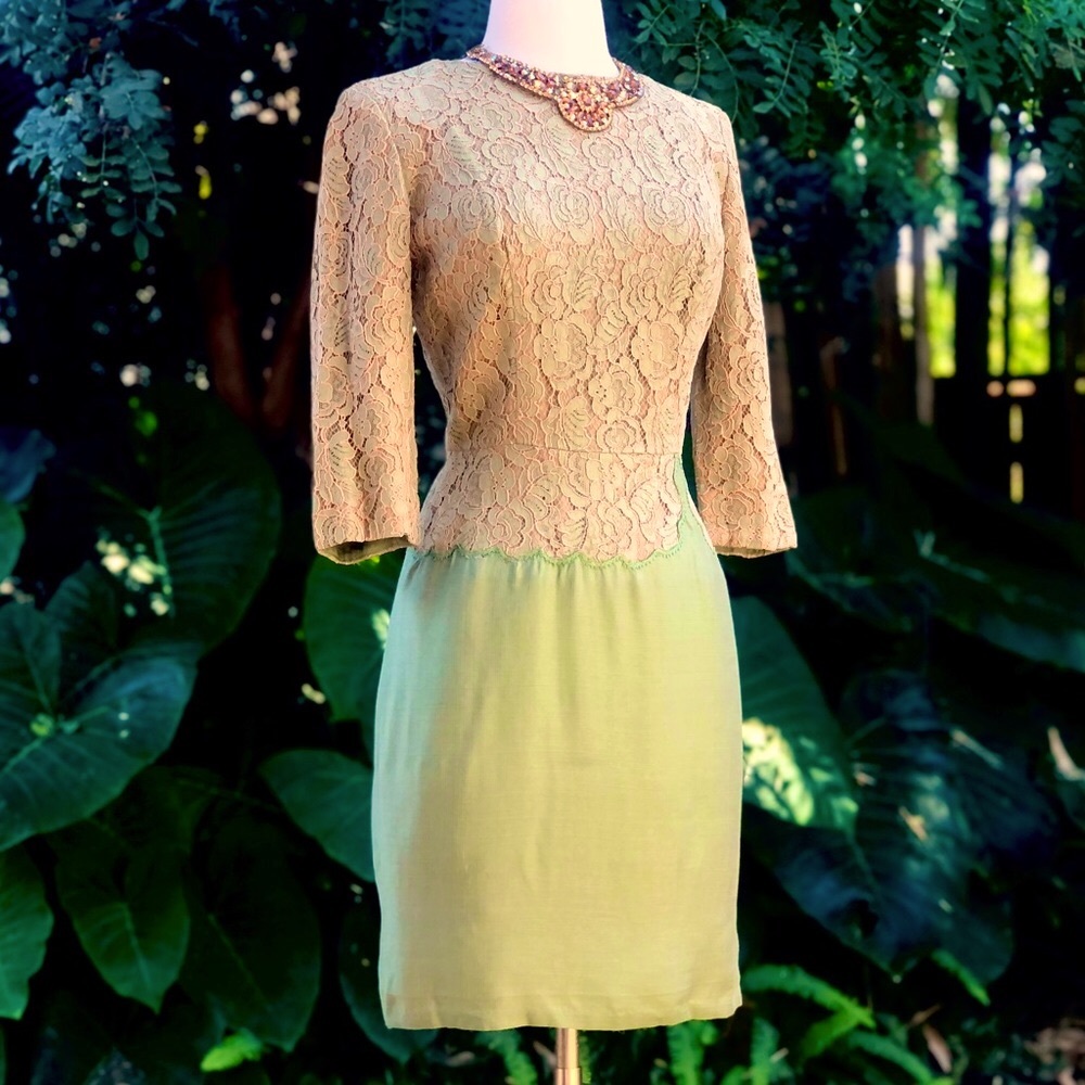 1950s Wiggle Dress - image 1